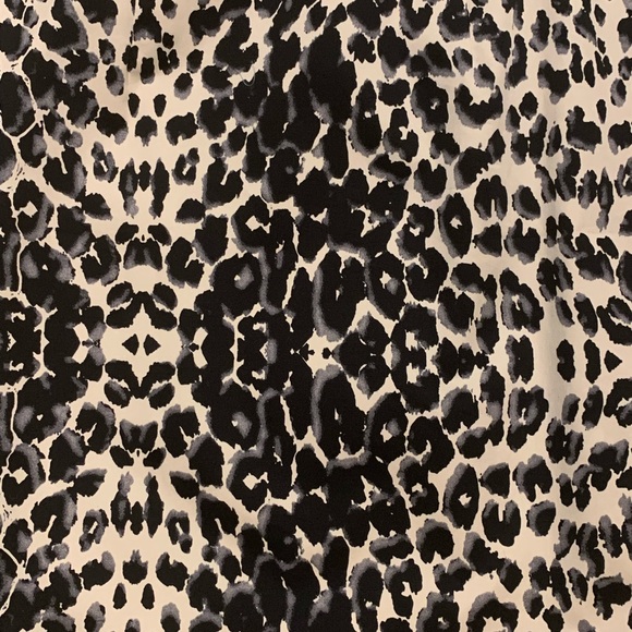 New Mossimo women’s pencil skirt midi leopard pockets size 10 office artsy boho - Picture 5 of 15